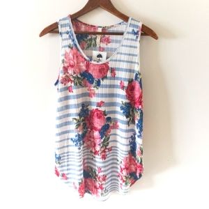 Sheer Floral Tank